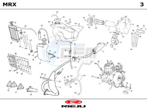 MRX-50-YELLOW drawing HOSE CONNEXIONS TANKS