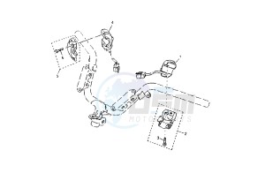 YP E MAJESTY 180 drawing HANDLE SWITCH