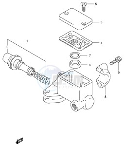 AN400 (E2) Burgman drawing FRONT MASTER CYLINDER