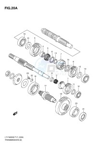 LT-F400 (P17) drawing TRANSMISSION (2)(MODEL L0)