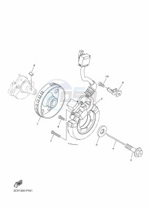 YZF-R1 (BX4D) drawing GENERATOR