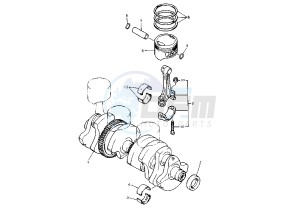 XJ S DIVERSION 900 drawing CRANKSHAFT PISTON