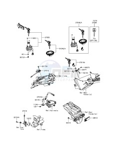 NINJA_300_ABS EX300BFF XX (EU ME A(FRICA) drawing Ignition Switch