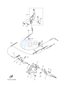 YXM700E YXM700PE MP 700 EPS (1XPC) drawing PEDAL WIRE