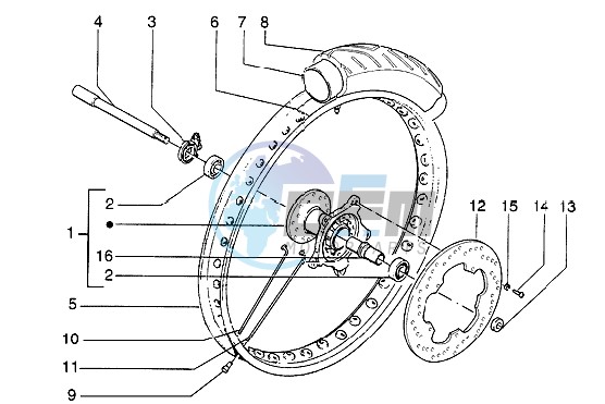 Front wheel