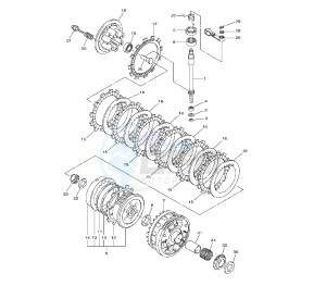 FZ8-N 800 drawing CLUTCH