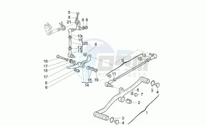 California 1100 Special Special drawing Gear lever