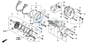 CBR1000RR drawing WATER PUMP