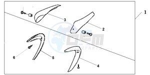 XL125V VARADERO drawing TOP AND LOW