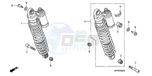 CB13009 SI / MME TWO - (SI / MME TWO) drawing REAR CUSHION