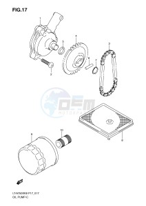 LT-A750X (P17) drawing OIL PUMP