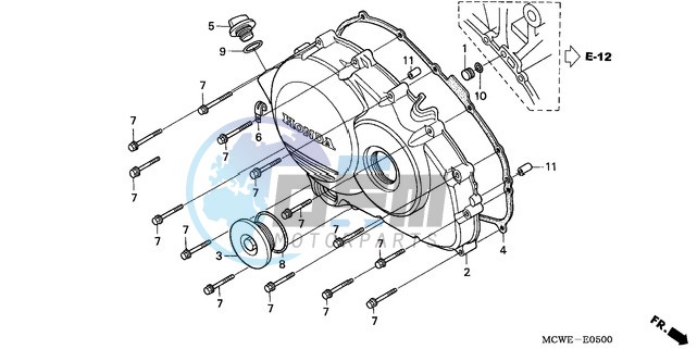 RIGHT CRANKCASE COVER