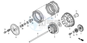 CRF150RB CRF150RB drawing CLUTCH