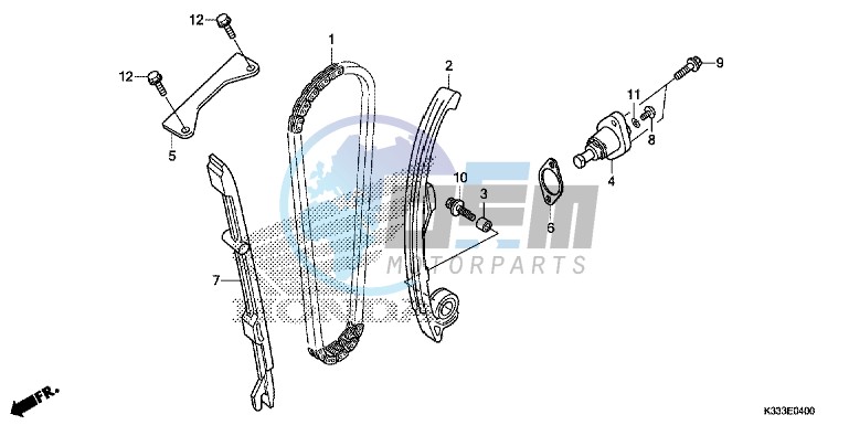 CAM CHAIN/ TENSIONER