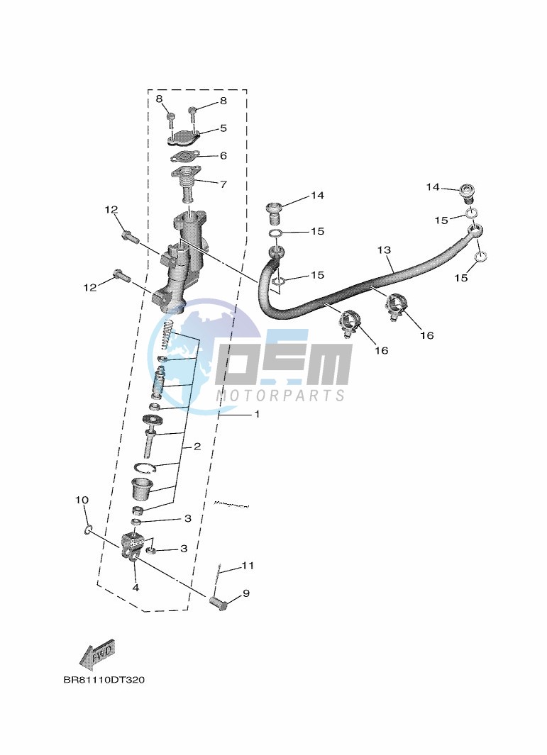 REAR MASTER CYLINDER