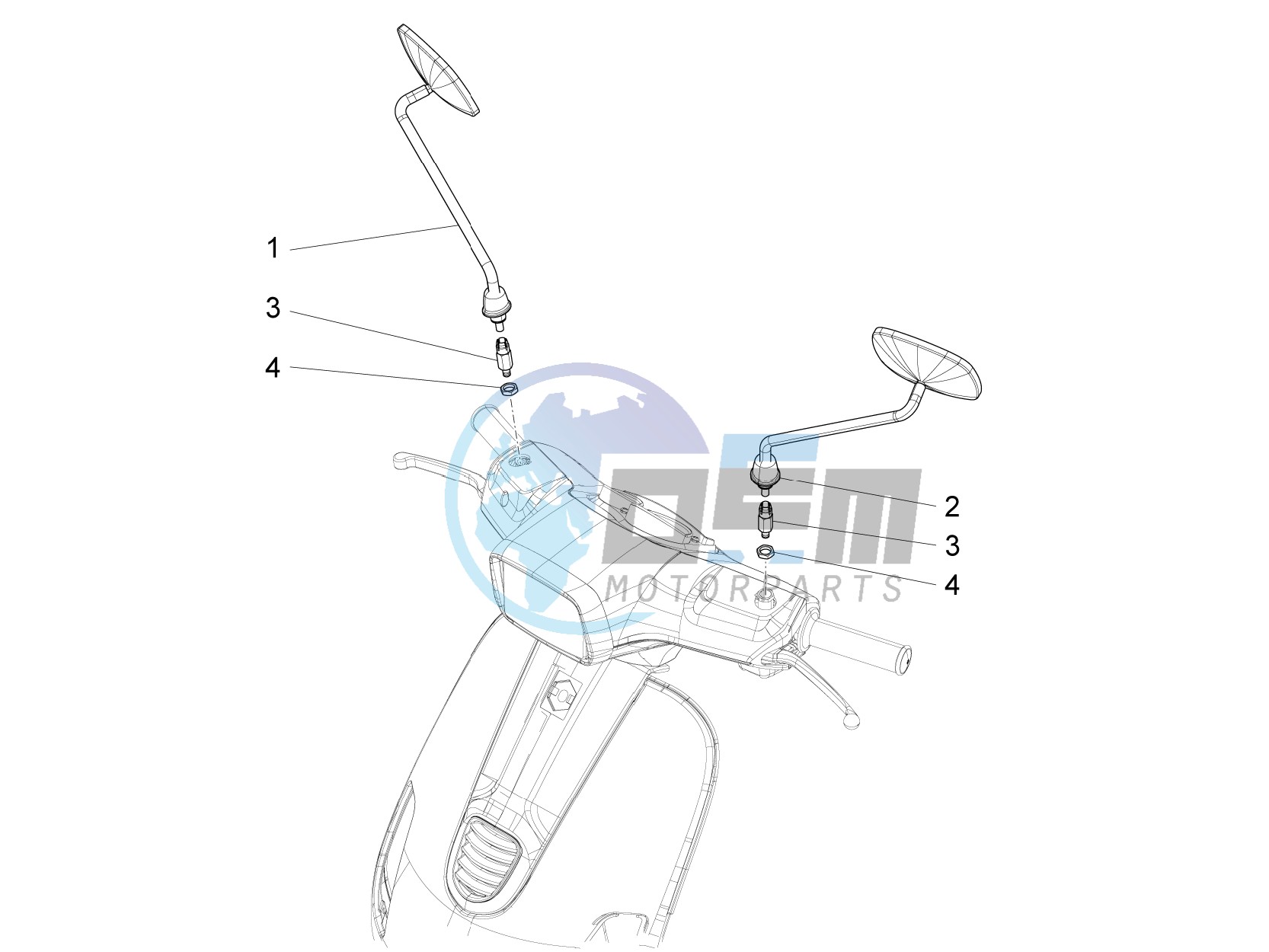 Driving mirror/s