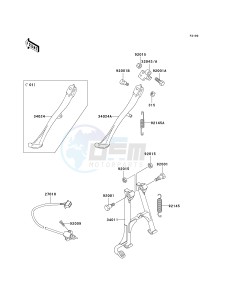 KZ 1000 P [POLICE 1000] (P20-P24) [POLICE 1000] drawing STAND-- S- -