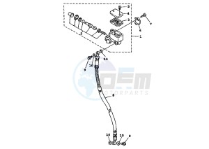 BW'S 100 drawing FRONT MASTER CYLINDER