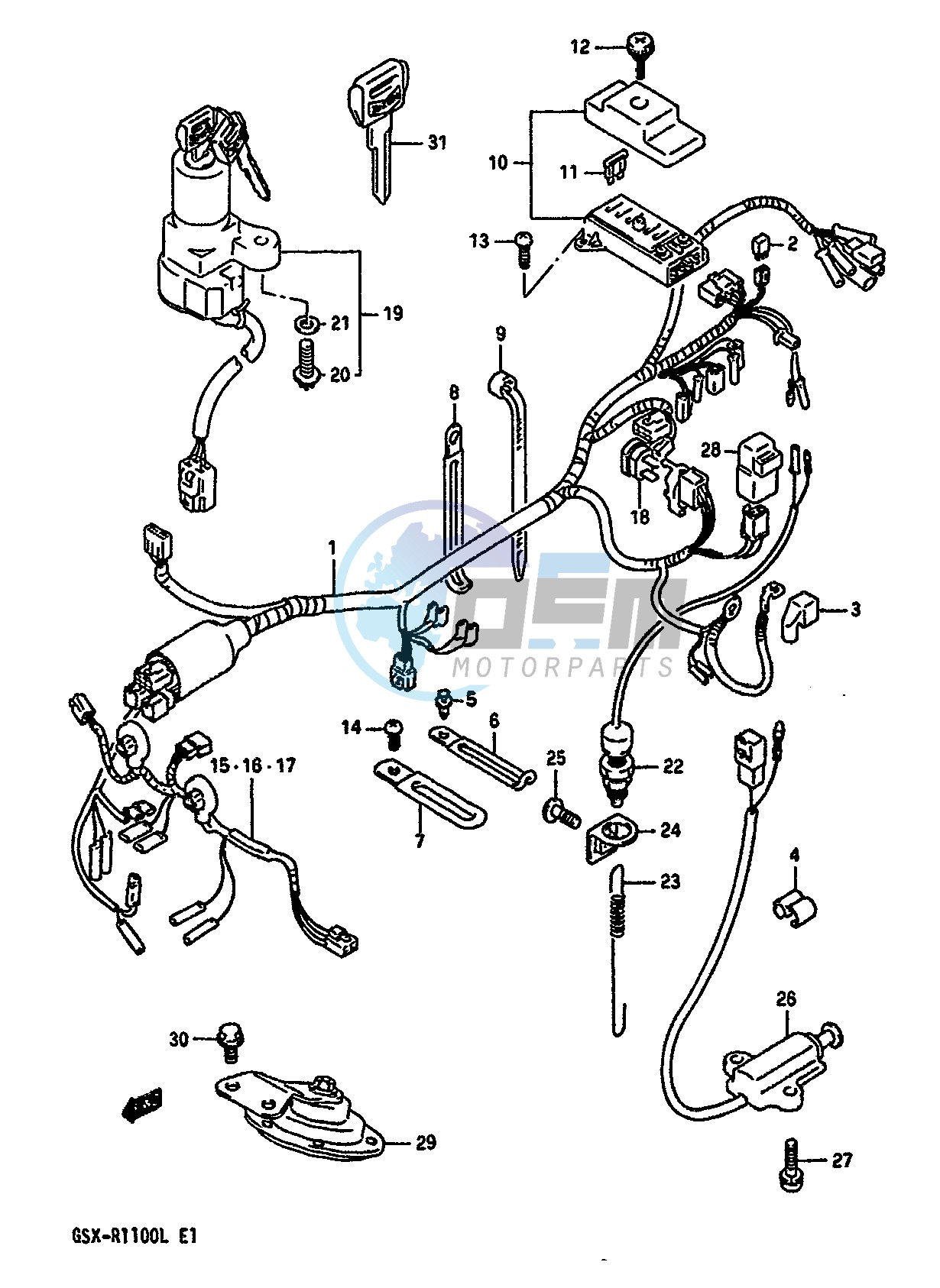 WIRING HARNESS (MODEL K)