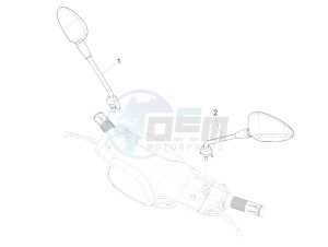 Sprint 50 2T (EMEA) drawing Driving mirror/s