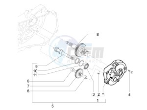 LX 50 4T-2V 25Kmh NL drawing Reduction unit