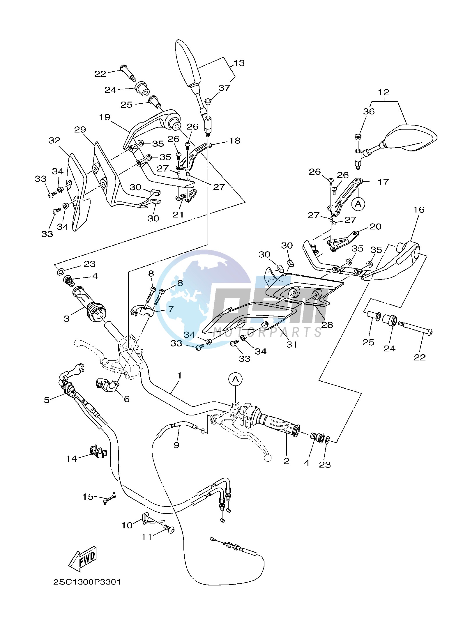 STEERING HANDLE & CABLE