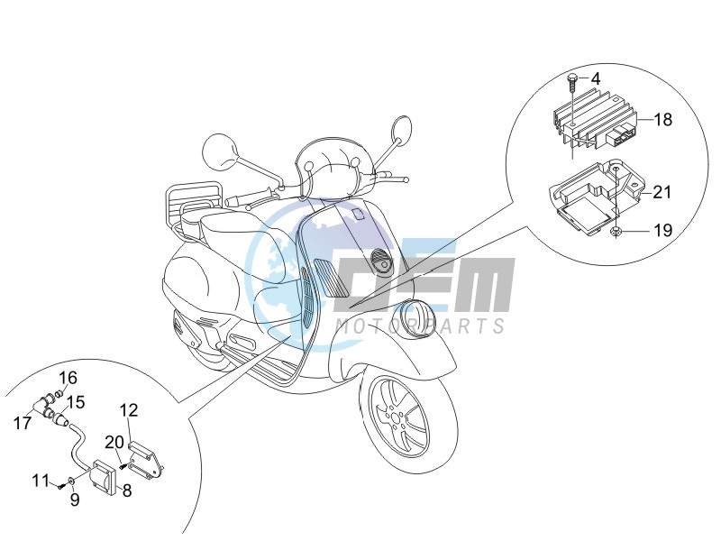 Voltage Regulators -ECU - H.T. Coil