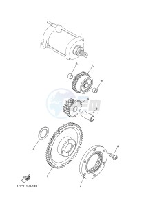 YFM700FWA YFM7FGD GRIZZLY 700 (1ND7) drawing STARTER CLUTCH