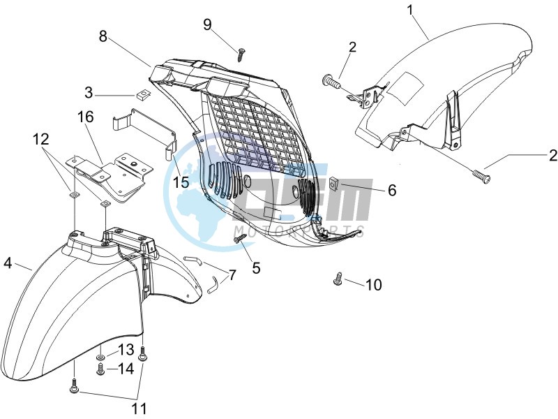 Wheel housing - Mudguard