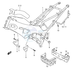 RF900R (E2) drawing FRAME