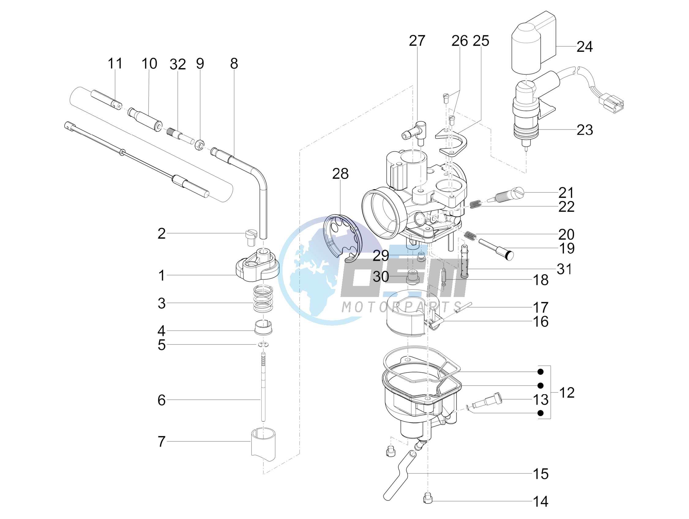 Carburetors components