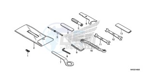 CBR1000SG CBR1000 - Fireblade SP Europe Direct - (ED) drawing TOOLS