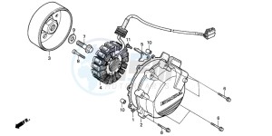 RVF750R drawing GENERATOR