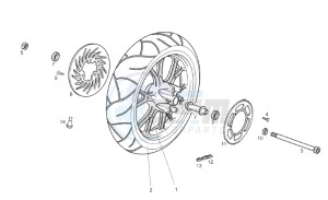 RCR_SMT 50 drawing Rear Wheel