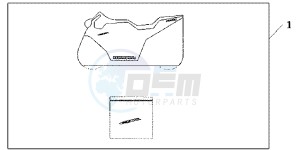 CBR600RRB drawing INDOOR CYCLE COVER