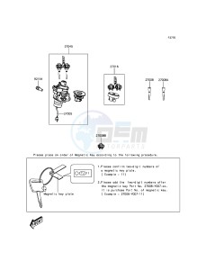 J300 ABS SC300BGF XX (EU ME A(FRICA) drawing Ignition Switch