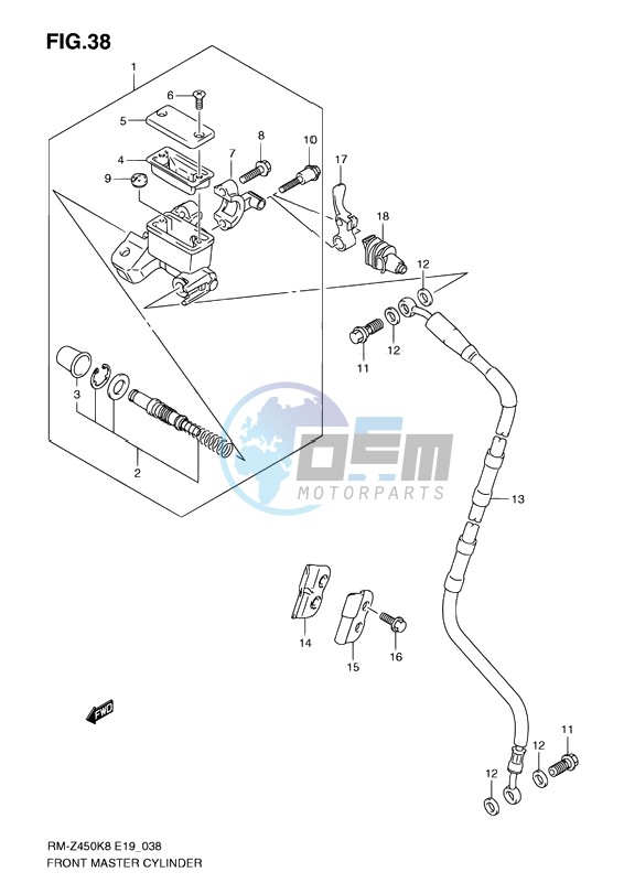 FRONT MASTER CYLINDER