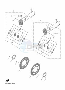 NIKEN GT MXT890D (BFD1) drawing FRONT BRAKE CALIPER