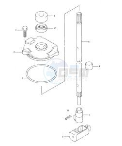 DF 90 drawing Clutch Rod (S/N 680686 & Newer)