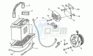 Nevada 750 drawing Saprisa battery - alternator