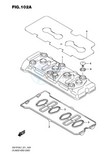 GSX-R750 EU drawing CYLINDER HEAD COVER