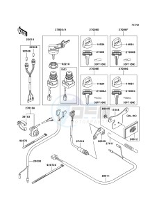 KLF300 KLF300-B18 EU GB drawing Ignition Switch