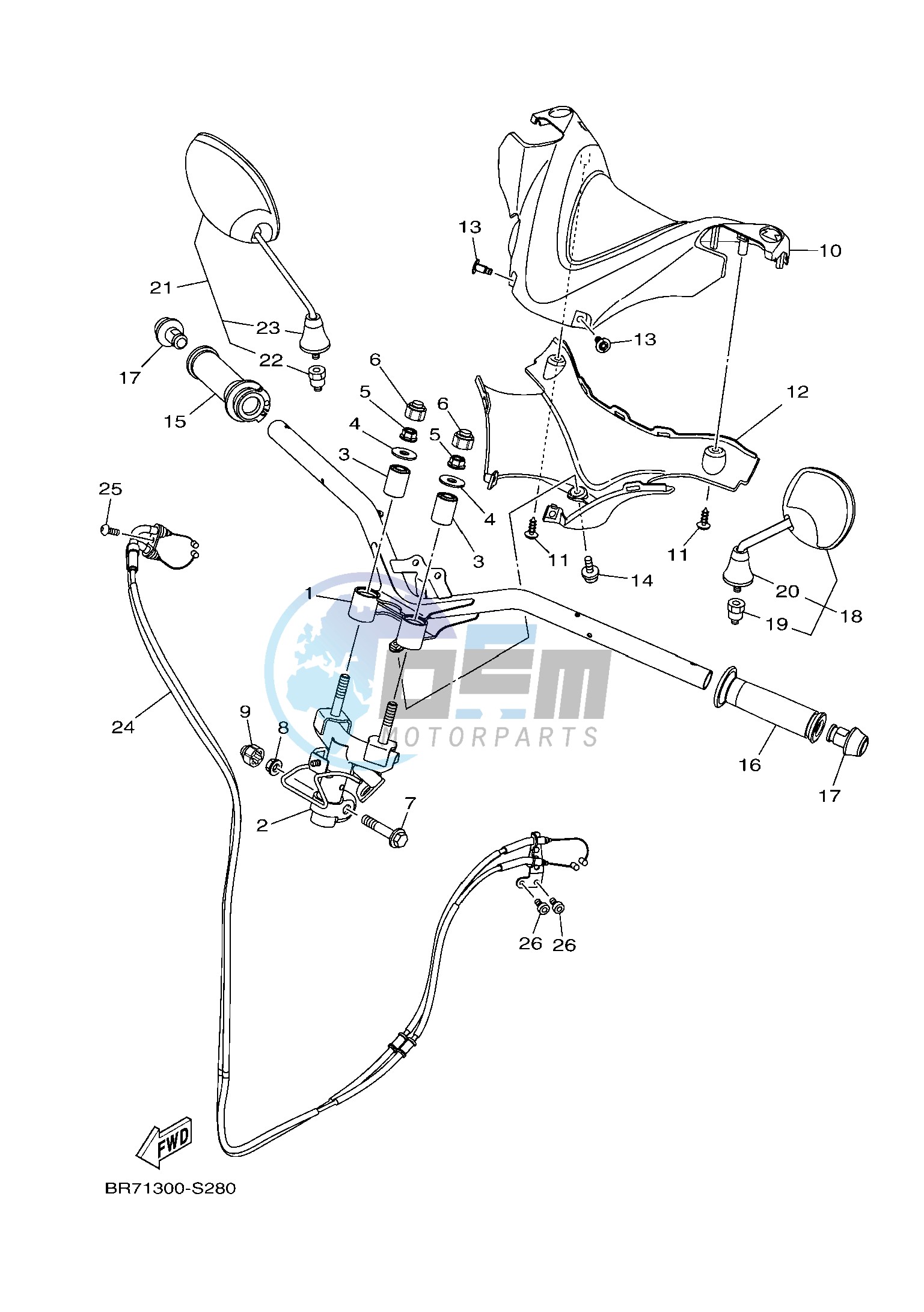 STEERING HANDLE & CABLE