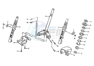 PASSING 125 drawing FRONT FORK