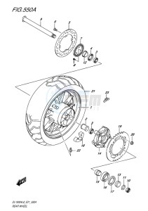 DL1000 ABS V-STROM EU drawing REAR WHEEL