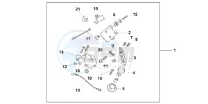 VFR1200FDB drawing NAVI ATTACHMENT DCT