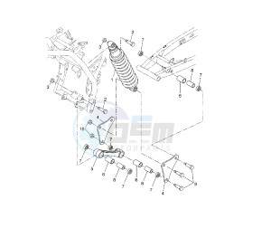 WR R 125 drawing REAR SUSPENSION