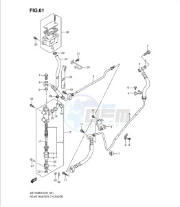 VZ1500K9 drawing REAR MASTER CYLINDER