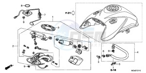 CBF1000FAC drawing FUEL PUMP