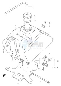 LT-F160 (P24) drawing FUEL TANK